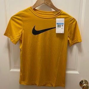 Nike - Boys Size Medium, Mustard, Short Sleeve Shirt
